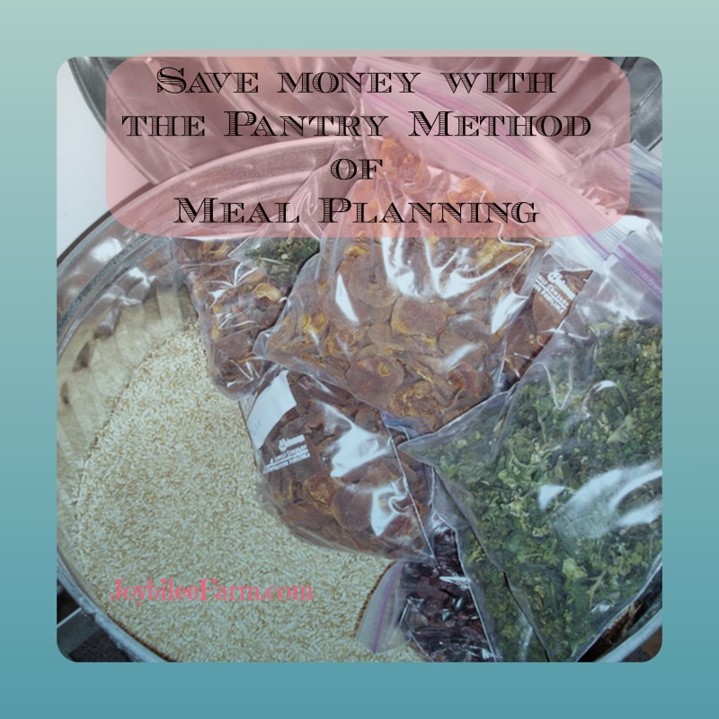 Pantry Method of meal planning