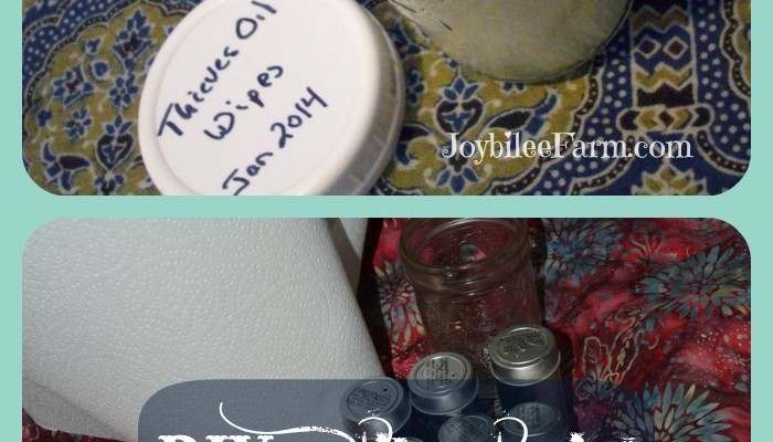 DIY Antibacterial handwipes