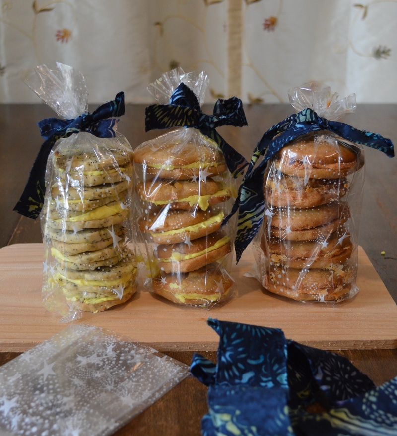 Maple Creams and Lemon Cream cookies for shipping begin with refrigerator biscuits