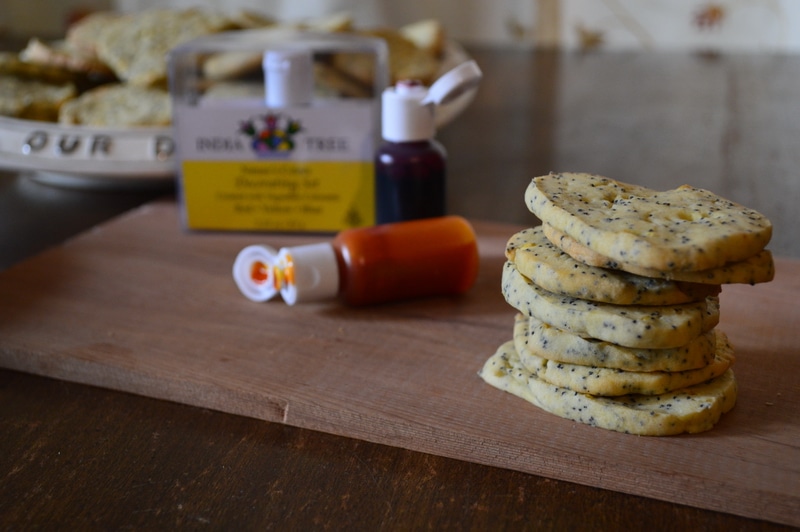 Lemon poppyseed cookies India Tree