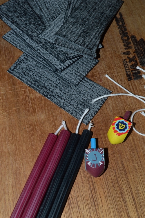 How to Make Rolled Beeswax Candles for Hanukkah