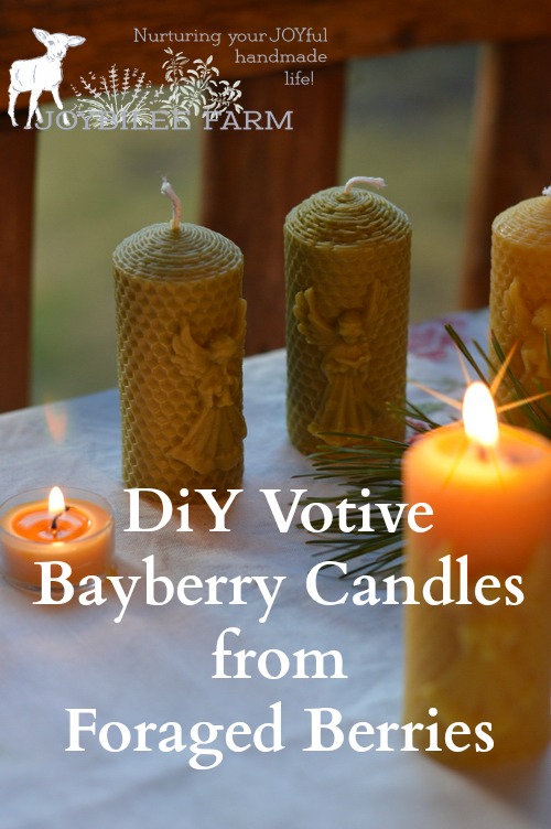 DiY Bayberry Candle from Foraged Berries Joybilee® Farm DIY Herbs