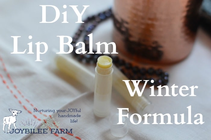 Winter Lip Balm From Organic Ingredients For 15 Cents A Tube Joybilee 