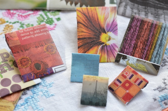 This is magical glue that dries on the envelope but can be licked just like regular envelope glue to seal the envelope. It is kosher and doesn’t have a nasty taste. The essential oils are antimicrobial and help preserve it. Plus they make it taste good, too.