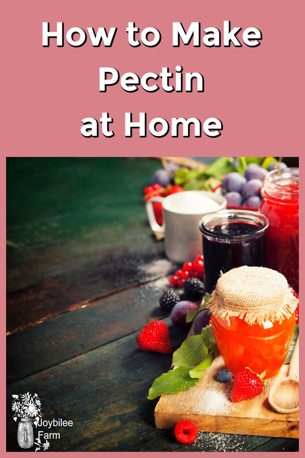 Making Jam from Scratch How to Make Pectin Joybilee® Farm DIY