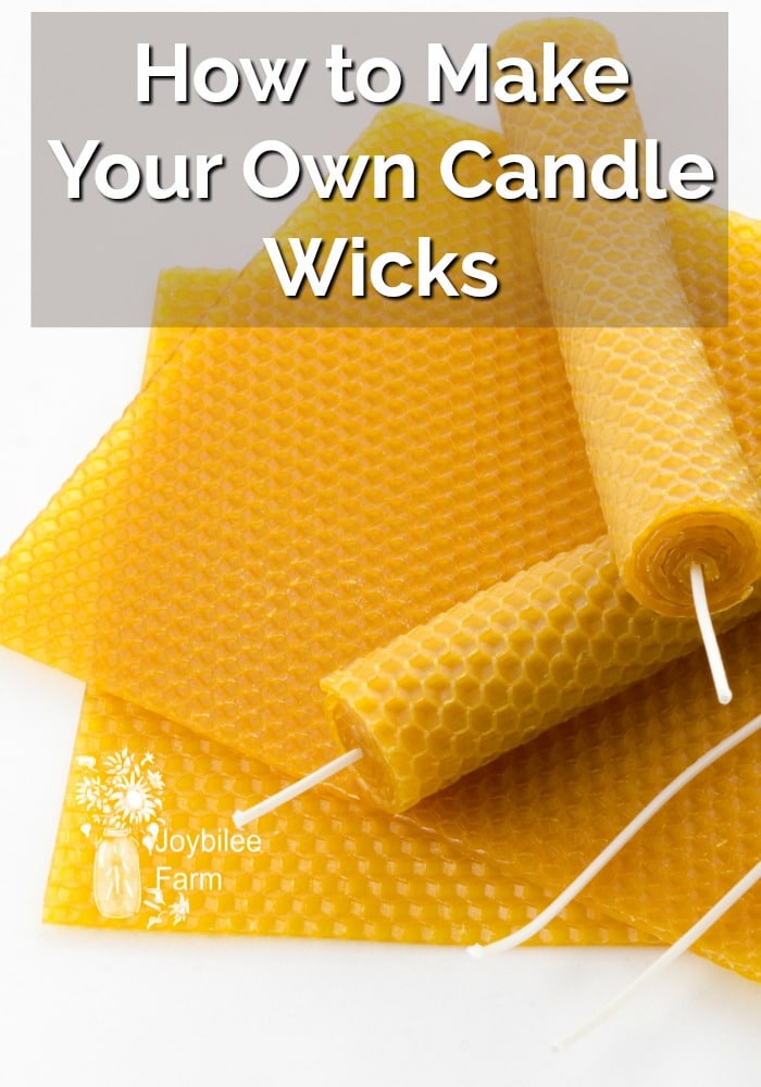 How To Make Your Own Candle Wicks Joybilee Farm Diy Herbs Gardening,Colors That Go With Black And White Stripes