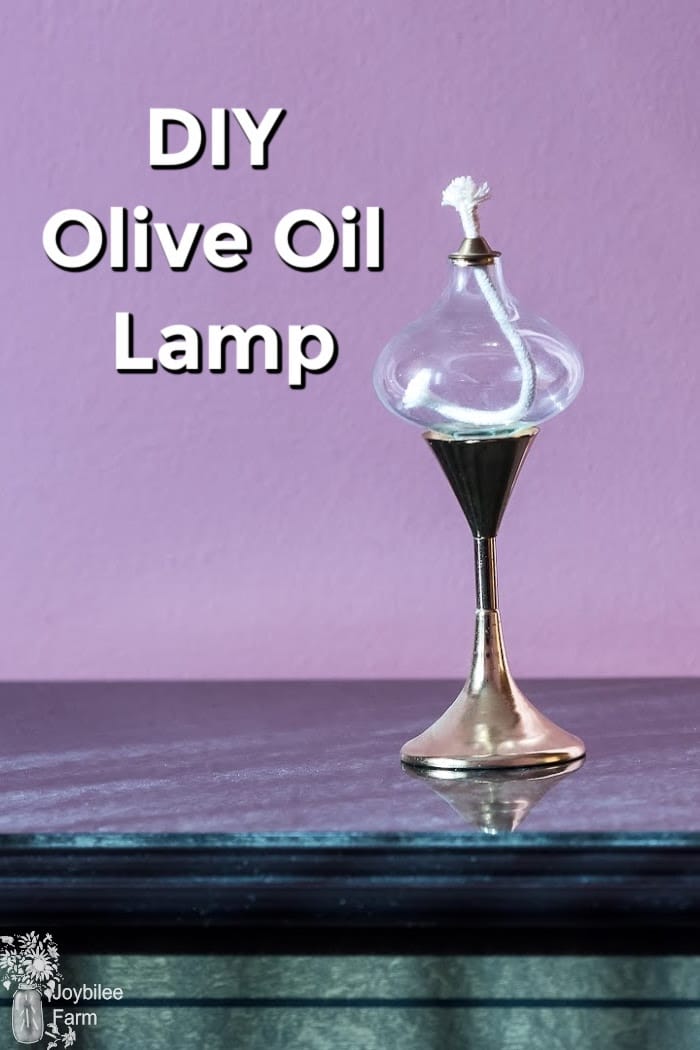 DIY Olive Oil Lamp, the lost art you need to know