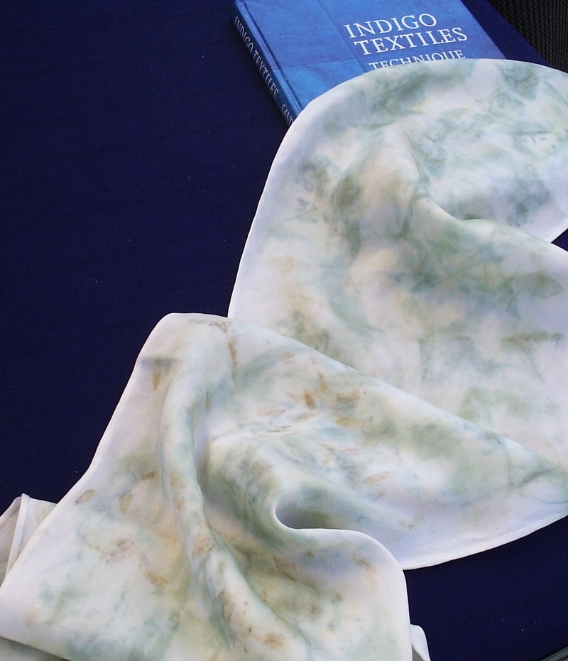 Direct Contact Dyeing with woad and weeds