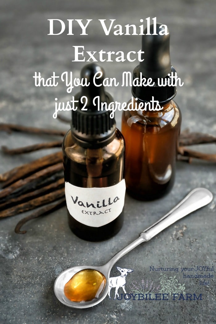 DIY Vanilla Extract Made with Just 2 Ingredients Joybilee® Farm DIY