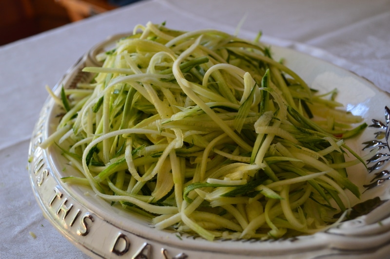 How to Cook Zucchini Noodles (step by step photos