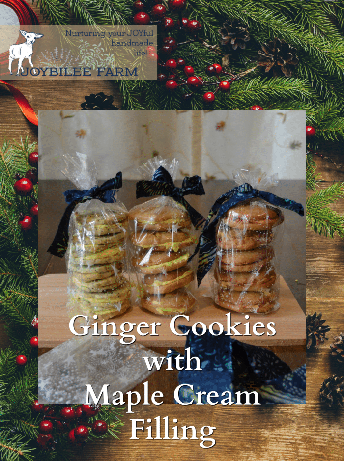 Ginger Cookies with Maple Cream