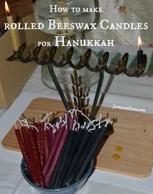 Download How to make rolled beeswax candles for Hanukkah