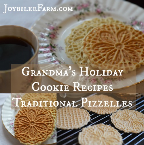 Grandma's Pizzelle Recipe - Brown Eyed Baker