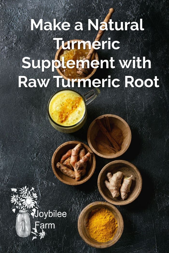 Make a Natural Turmeric Supplement with Raw Turmeric Root