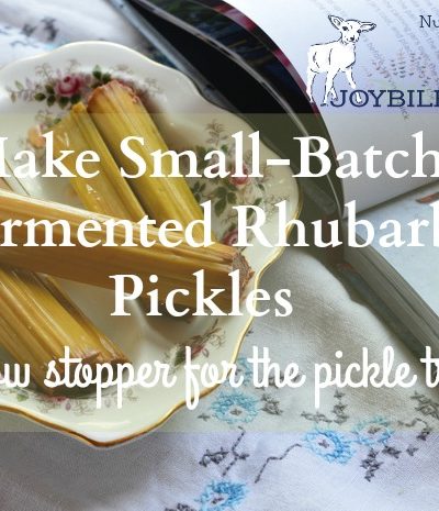 Fermented rhubarb pickles are ready in 5 to 7 days. Leave them for a month and the flavours will merge into a tart-sweet delight. They’ll keep in the fridge for a year, so go ahead and make a few jars while the rhubarb is at its peak of ripeness.