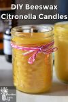 homemade citronella candles