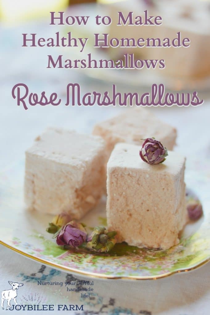 These healthy marshmallows are made with roses. They are a sweet, light finish to a meal, that also helps with digestion, reduces inflammation, and lifts the mood.