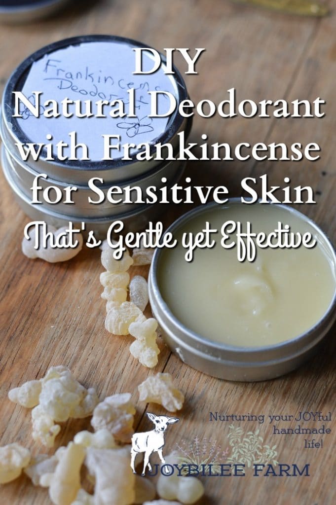 DIY Natural Deodorant with Frankincense