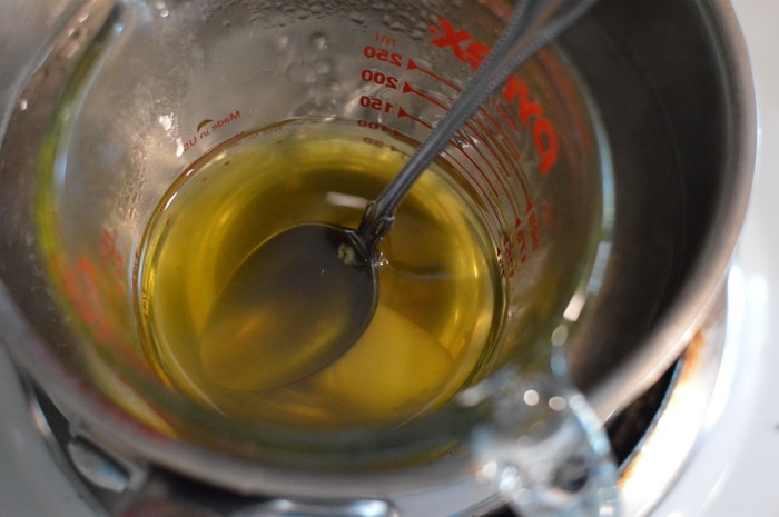 dandelion balm in liquid state