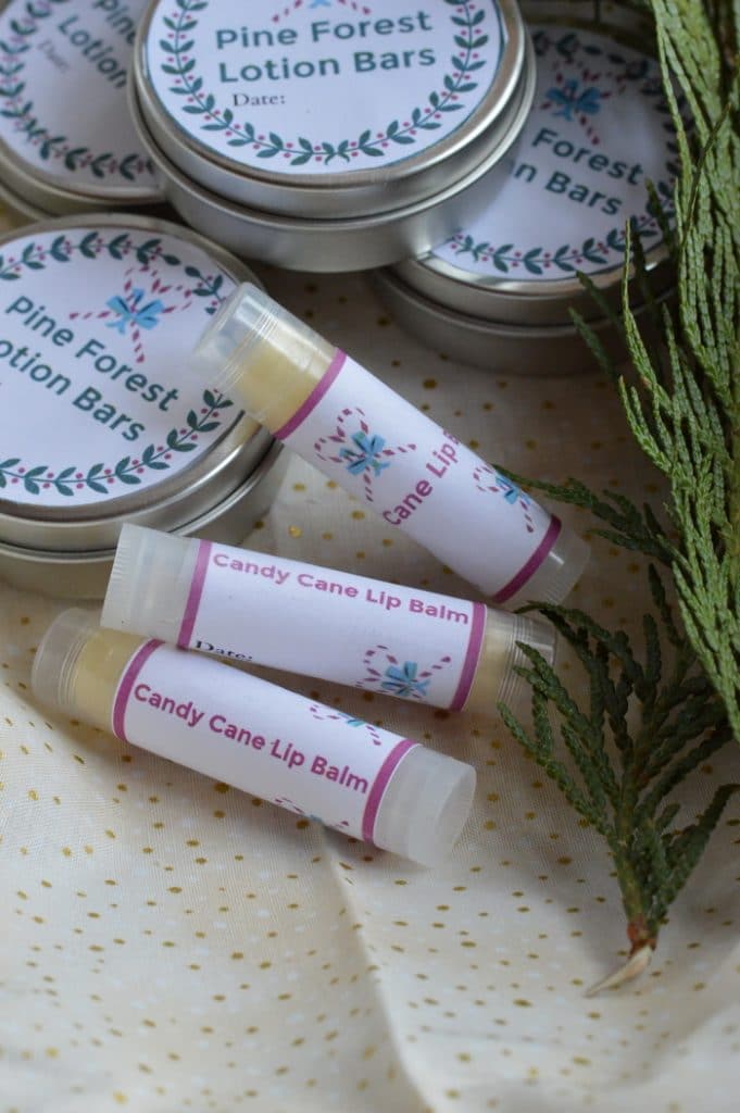 Easy DIY Candy Cane Lip Balm Recipe | Joybilee Farm