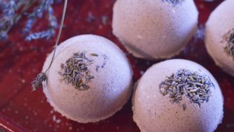 Soothing Oatmeal and Lavender Bath Bombs for Dry, Irritated, Itchy Skin.
