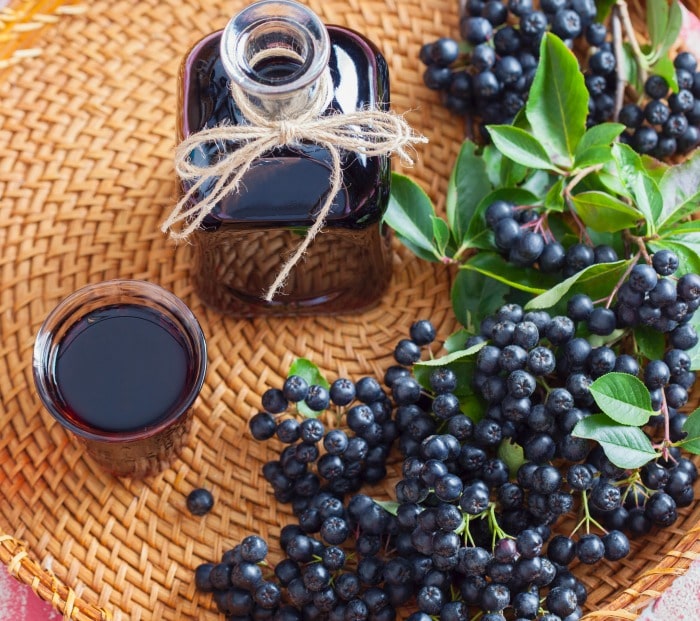 wild berries -- choke berries