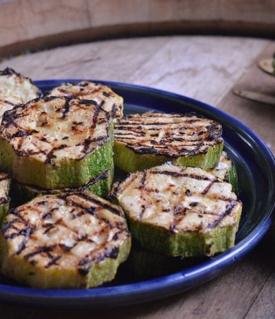 Grilled zucchini