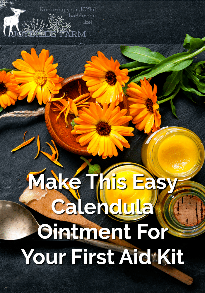 Make This Easy Calendula Ointment For Your First Aid Kit Joybilee
