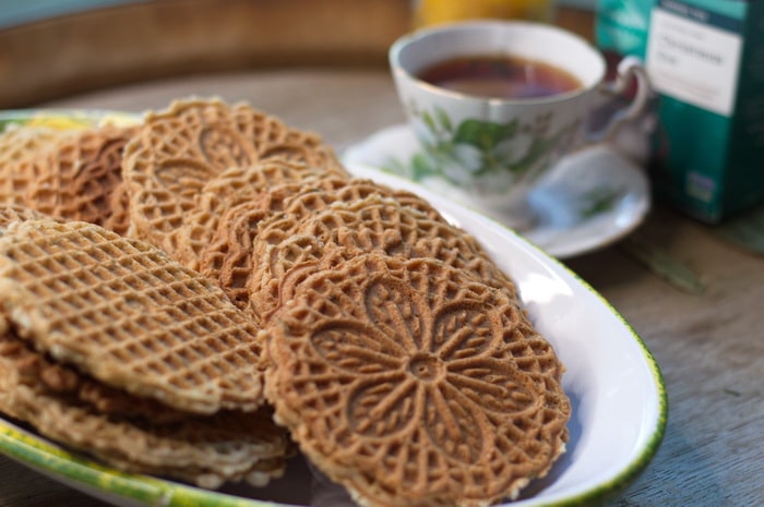 Vegan Anise Pizzelles - The Fresh Fig