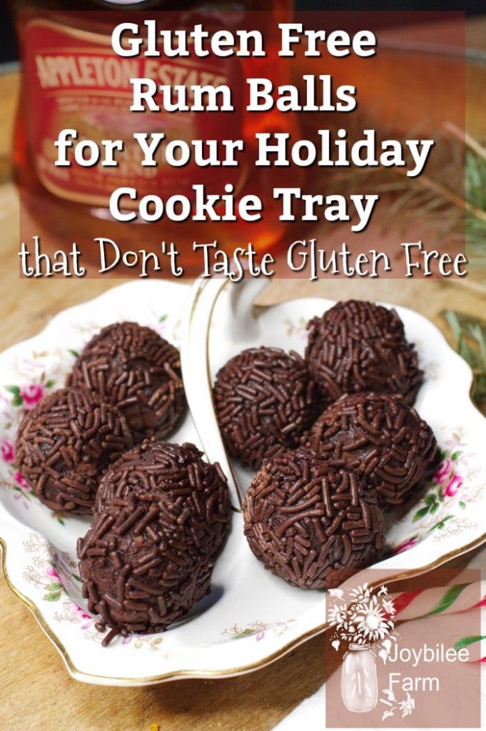 Gluten Free Rum Balls for Your Holiday Cookie Tray that