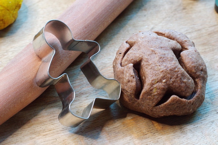 homemade brown playdough