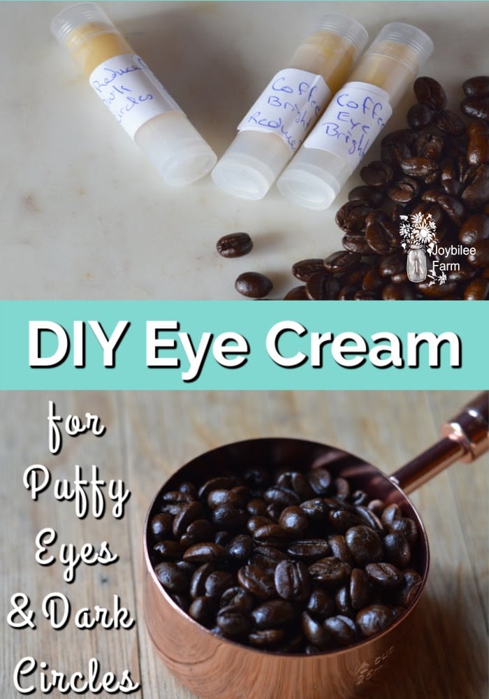 DIY Eye Cream for Puffy Eyes and Dark Circles Joybilee® Farm DIY